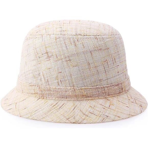 Vintage Felt Cloche Hat Khaki 5 - Picture 4 of 6